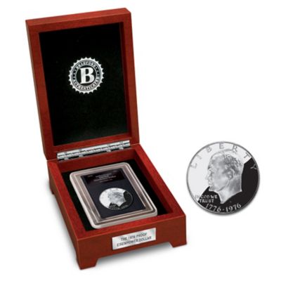 1776-1976 Bicentennial Eisenhower Proof U.S. Silver Dollar Coin: The Last Proof