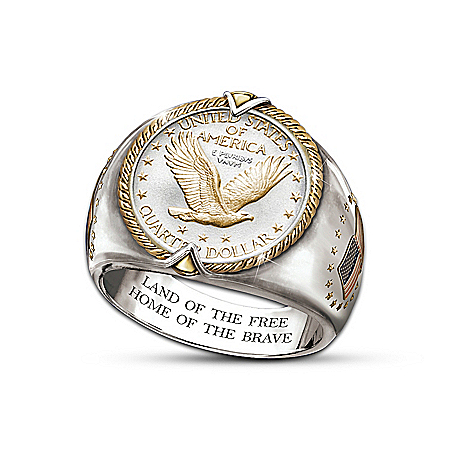 U.S. Eagle Quarter Men’s Ring
