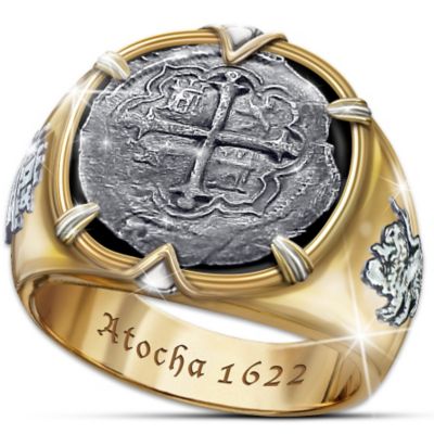 Atocha 1622 Shipwreck Men s Ring Crafted From Sunken 8 Reales