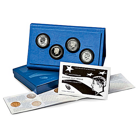The All-New 50th Anniversary Kennedy Silver Half Dollars Coin Set