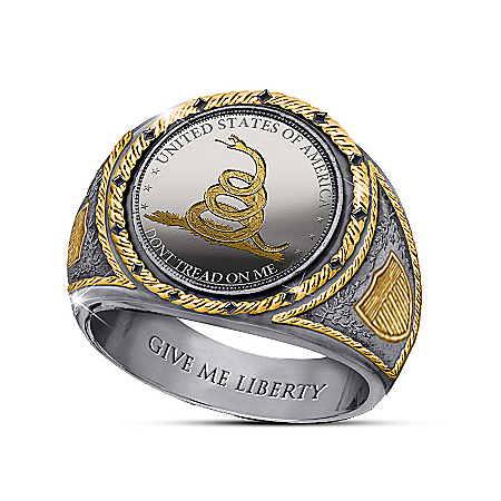 Don’t Tread On Me Silver Proof Ring