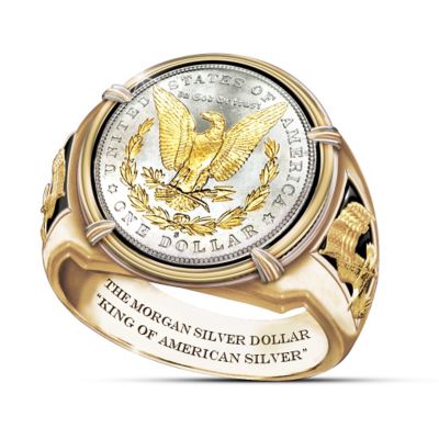 Buy King Of American Silver 1878 Morgan Silver Dollar Inspired Ring