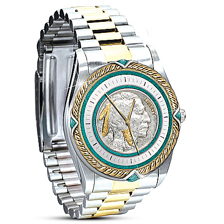 Indian Head Nickle Two-Toned Men’s Watch