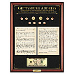 Buy The Gettysburg Address: Voice Of Democracy Wall Decor With Mahogany Finished Wooden Frame