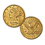 Buy $5 Liberty 90% Gold Half Eagle MS-61 NGC Coin