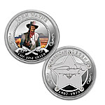 Buy The American Legend John Wayne 1 Oz. Silver Proof Coin With Deluxe Display Box