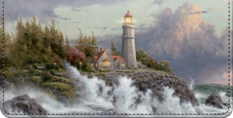 Thomas Kinkade's Lighthouses Checkbook Cover
