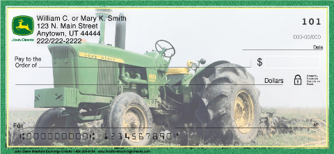 John Deere Vintage Personal Checks