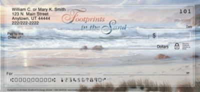 Footprints in the Sand w/Ocean Waves