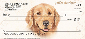 Golden Retriever Personal Checks