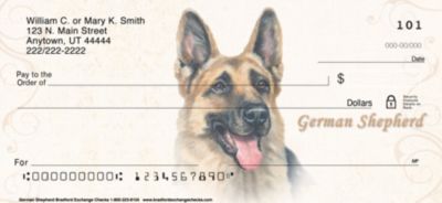 German Shepherd Personal Checks