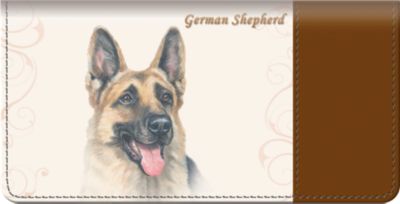 German Shepherd Checkbook Cover