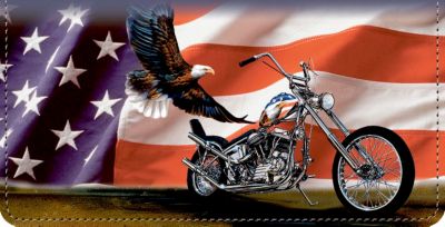 Ride Hard, Live Free Checkbook Cover