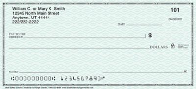 Blue Safety Personal Checks