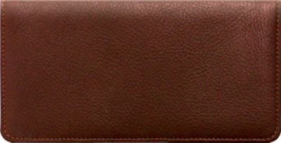 Brown Leather Checkbook Cover