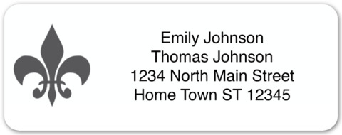 White Return Address Labels