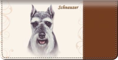 Schnauzer Checkbook Cover