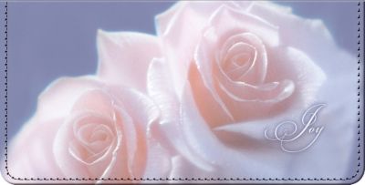 Rose Petal Blessings Checkbook Cover