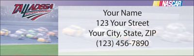 NASCAR Racetracks Return Address Label