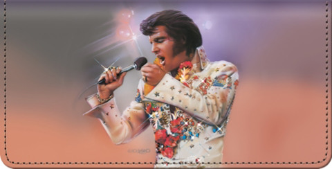 Remembering Elvis Checkbook Cover