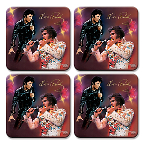 Remembering Elvis(TM) Coaster Set
