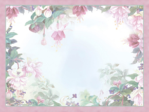 Lena Liu's Floral Borders Note Cards