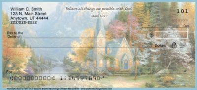 Kinkade&#039;s Faith for All Seasons Personal Checks