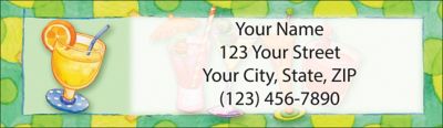 Happy Hour Return Address Label