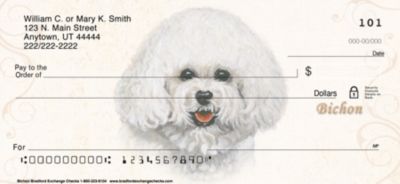 Bichon Frise 1 Personal Checks