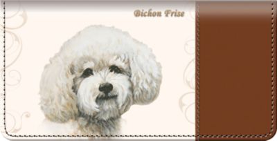 Bichon Frise Checkbook Cover