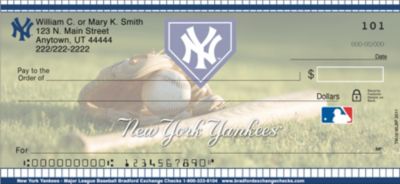 New York Yankees Logo Checks- 4 Images