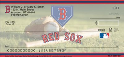 Boston Red Sox Logo Checks