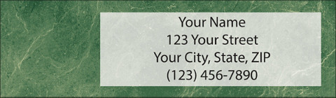 Wall Street Return Address Label