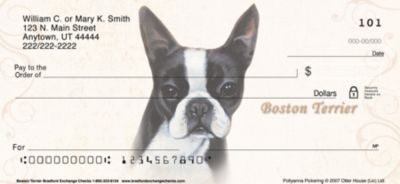 Boston Terrier Personal Checks