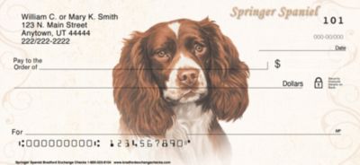 Springer Spaniel Personal Checks