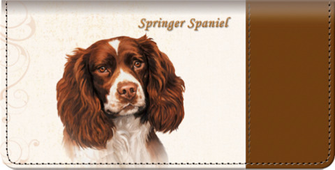Springer Spaniel Checkbook Cover