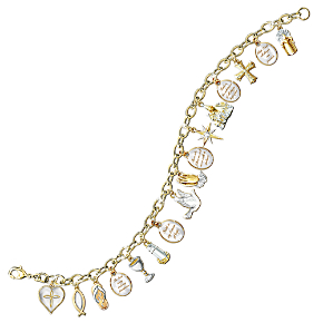 The Ultimate Celebration of Faith Crystal Charm Bracelet