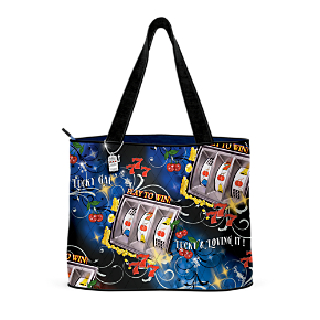 Lucky And Loving It Tote Bag With FREE Cosmetic Case