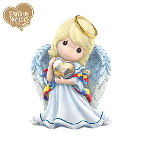 Precious Moments Angel Figurine Supports Autism Awareness