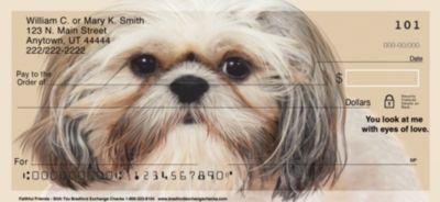 Faithful Friends - Shih Tzu Personal Checks