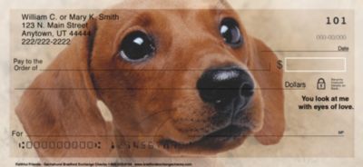 Faithful Friends - Dachshund Checks