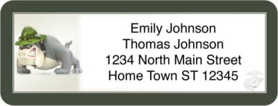 U.S. Marines Return Address Label