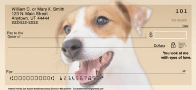 Faithful Friends Personal Checks - Jack Russell Terrier