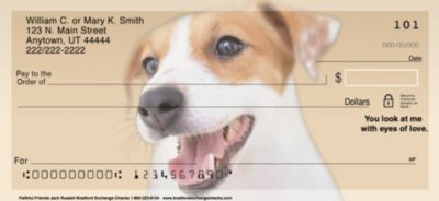 Faithful Friends - Jack Russell Personal Checks