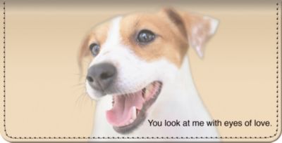 Faithful Friends - Jack Russell Checkbook Cover
