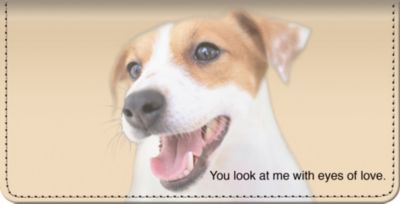 Faithful Friends Dog Breed Designs - Jack Russell Checkbook Cover
