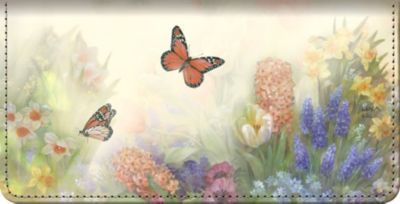 Lena Liu's Butterfly Gardens Checkbook Cover