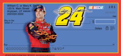 Jeff Gordon Personal Checks