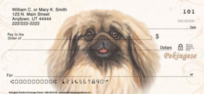 Pekingese Personal Checks