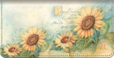 Sunflowers Checkbook Cover